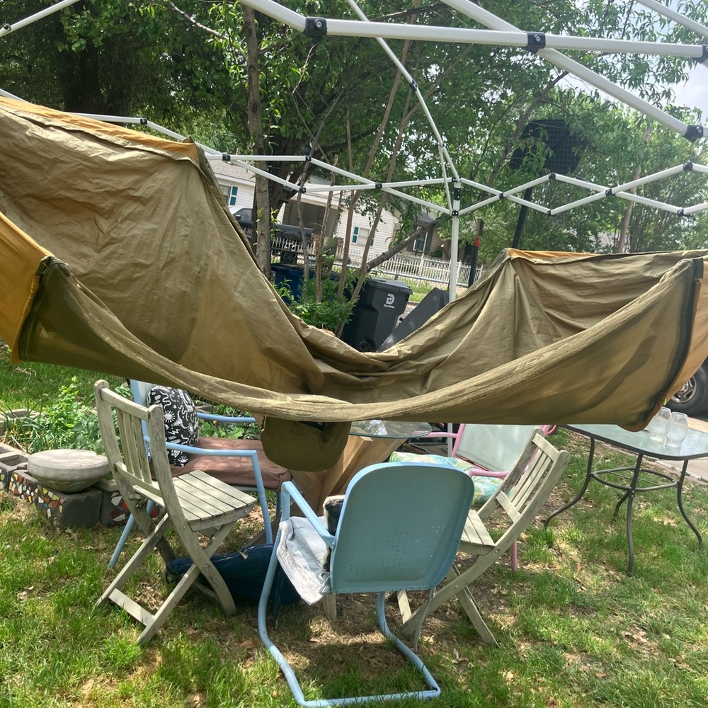 Canvas Hammock Sling - Olive Green